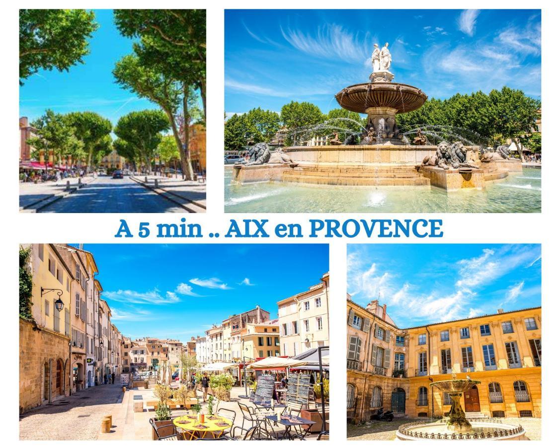 Appartement "' Impasse D'Un Instant "' 8Min Aix - Clim & Parking à Venelles Extérieur photo